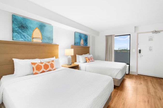 Caribbean Resort - 1 Bedroom Oceanfront Deluxe Queen Suite